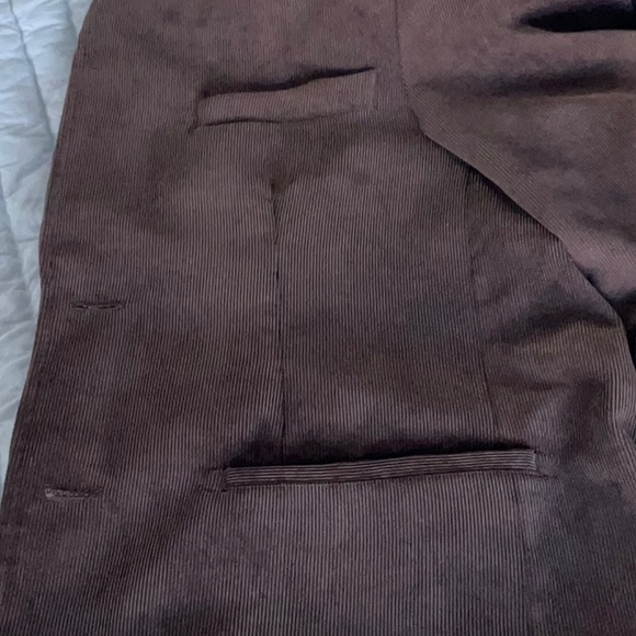 Men's dark brown corduroy jacket by mexican designer “Caudra” - Picture 6 of 14